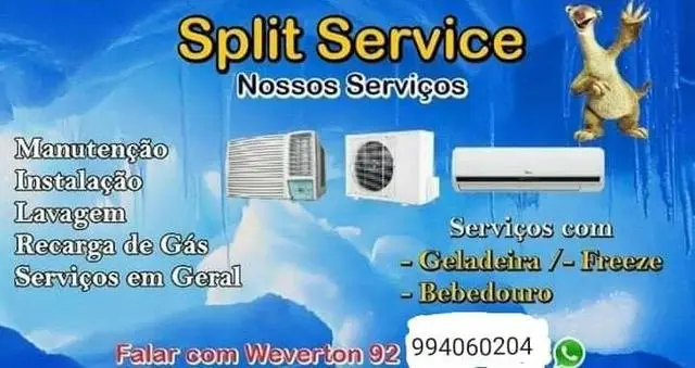Limpeza e manutenção de ar condicionado split e caixa