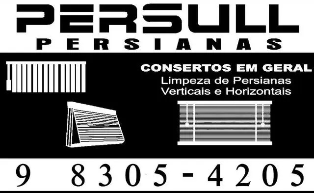 Conserto e limpeza de persianas