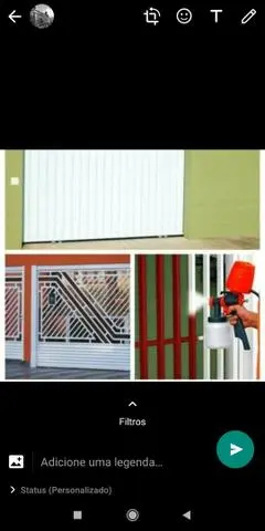 Pintura de grades e portões