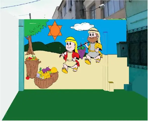Desenho na parede