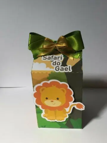 Caixinha Milk Tema Safari