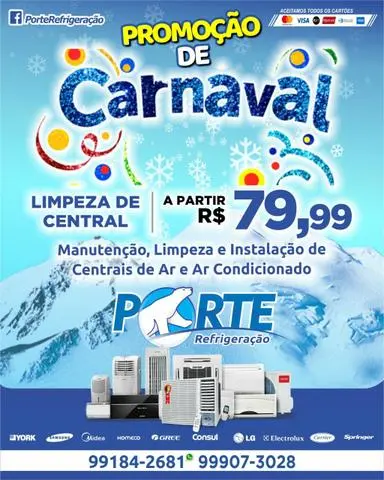 Limpeza de central de ar e ar condicionado