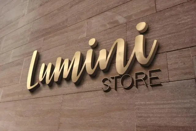 Letreiro de ACM / PVC expandido / Letras com iluminação de LED