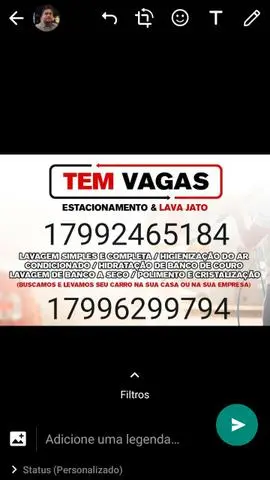 Estacionamento e lava jato