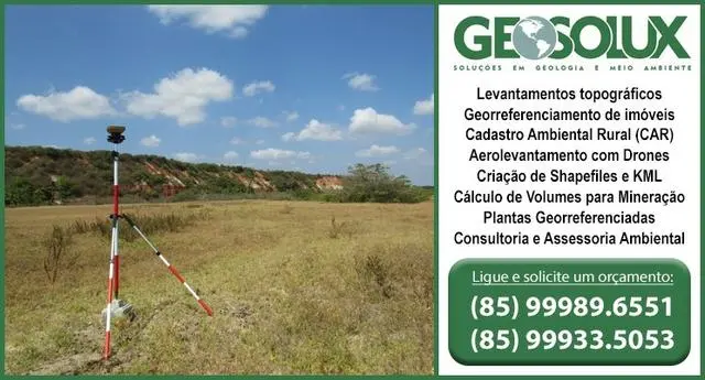 Topografia com Drones - Georreferenciamento - Geoprocessamento - Cartografia - CAR - LiDAR