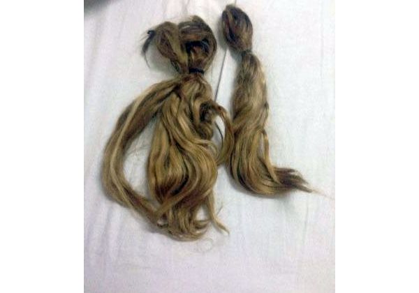 Mega hair brasileiro humano