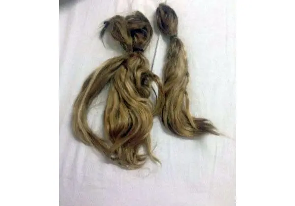 Mega hair brasileiro humano