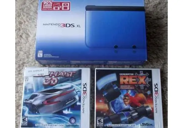Nintendo 3ds Xl - Completo 2 Jogos, Impecável