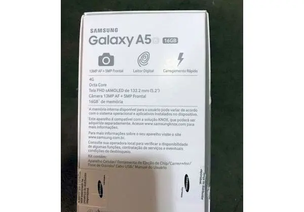 Vendo samsung galaxy A5 2016