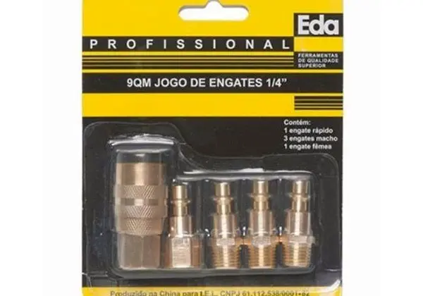 Jogo Engate Rápido 5 Peças Eda