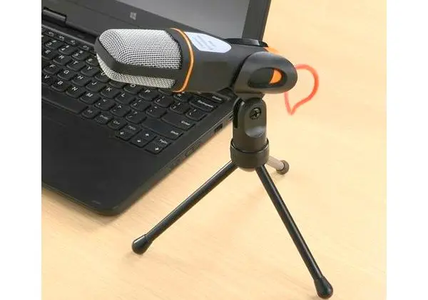 Microfone Condensador Profissional para gravação de áudio e vídeo