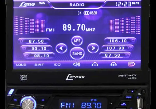 DVD Player Automotivo Lenoxx 7' Retratil