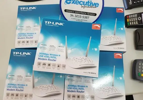 Modem E Roteador Wi-Fi 2 Antenas c/1ano de garantia