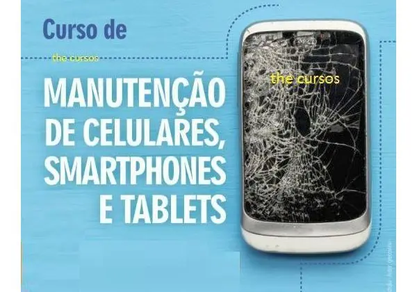 Curso de manutençao e eletronica de celulares, smartphones e tablets, curso completo em DVD