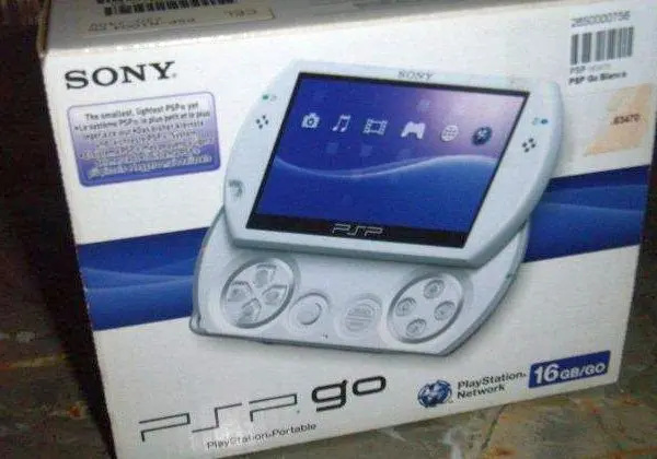Psp Go Sony 16 Gb Branco Com Jogos Na Memória Novo