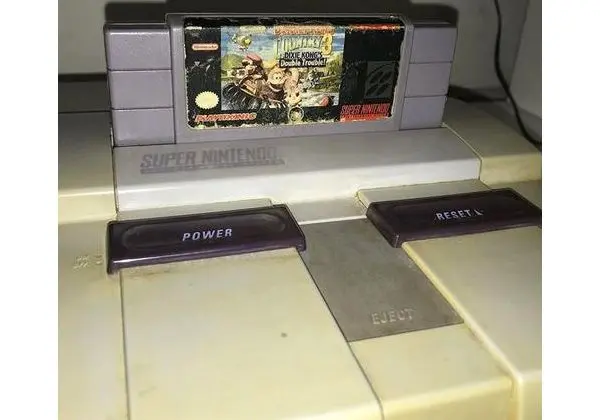 Snes com Donkey Kong 3 original