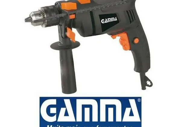 Furadeira De Impacto Gamma Hg072kbr 13mm Com Kit + Maleta 127v 500w