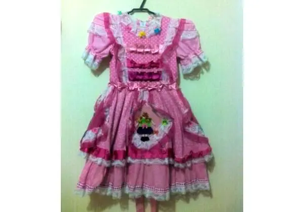 Vestido quadrilha