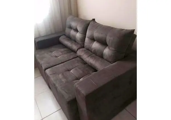 Sofá 3 lugares retrátil
