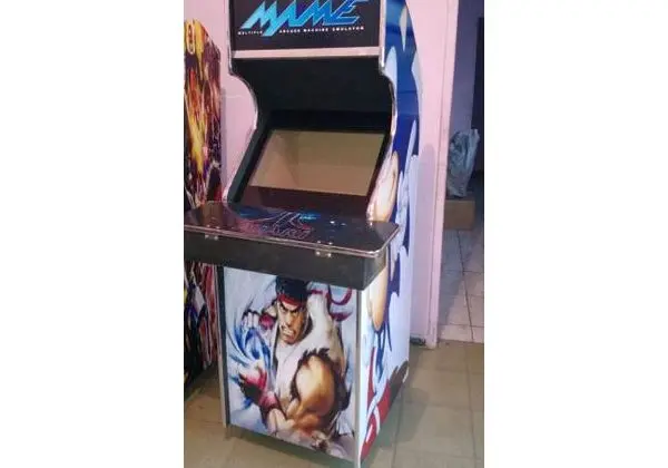 Gabinete fliperama retro sonic