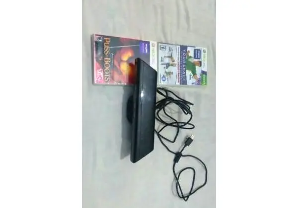 Kinect xbox 360 seminovo acompanha 2jogos paralelos