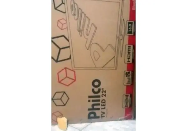 Tv led 22 na caixa