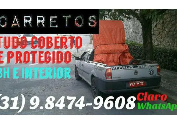 Transportes, fretes, carretos e pequenas mudanças