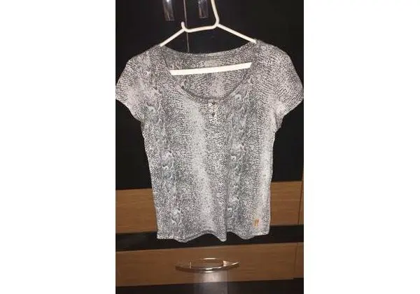 Blusa estampada da pólo
