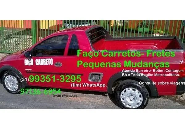 Carretos- Transporte em Geral- Fretes- Ligue, Transporto moto