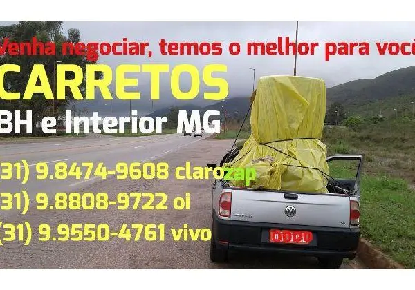 Transportes Fretes e Carretos em BH e Interior