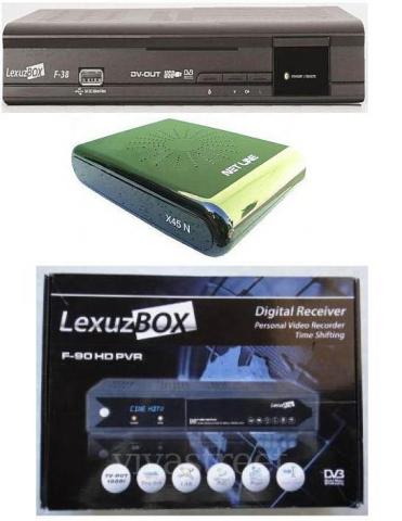 LexuzBox F38, F90HD e Net Line X45 Atualizados e Pronta Entrega RJ