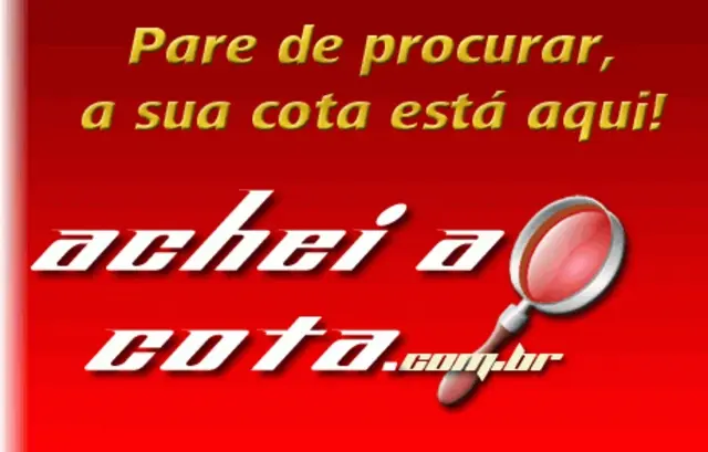 ACHEI A COTA