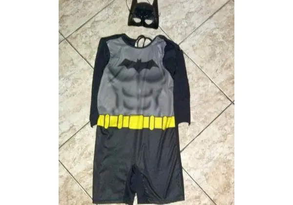 Fantasia do Batman 4 a 6 anos