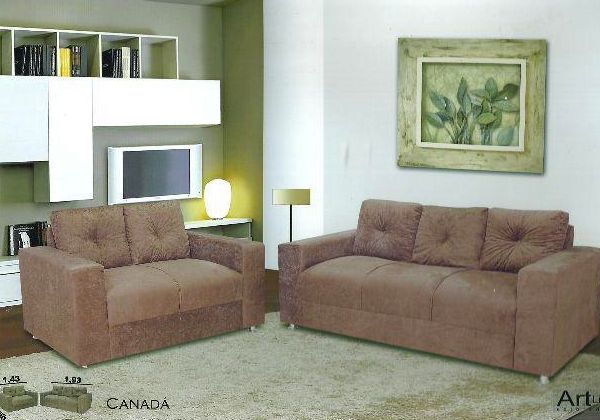 Sofá 3 e 2 Lugares Gratis 02 almofadas decorativas