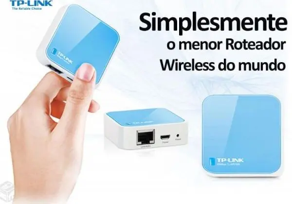 Mini Roteador TP-Link WR702N Novo
