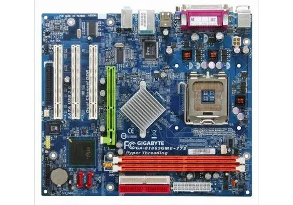 Kit Placa mãe 775 com processador intel de 2.66 ghz