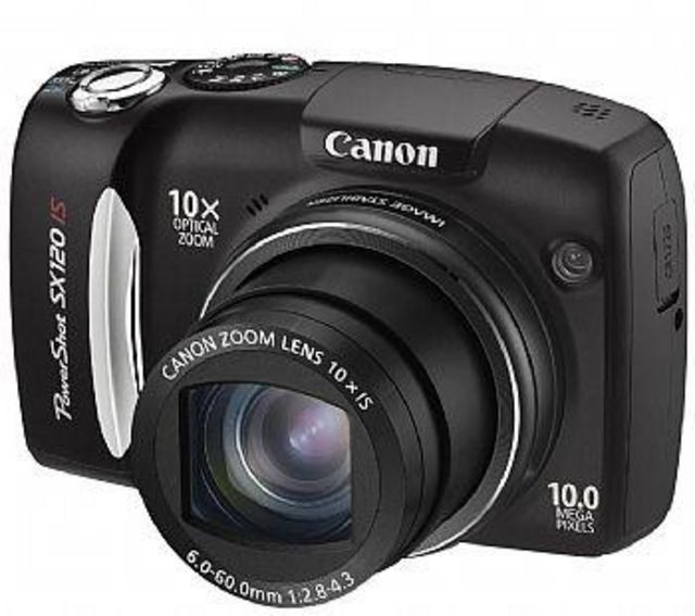 Câmera Digital Canon PowerShot SX120IS 10, 0 Megapixels