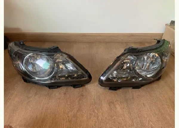 Par de farol máscara negra, foco duplo gol, Saveiro e voyage G5