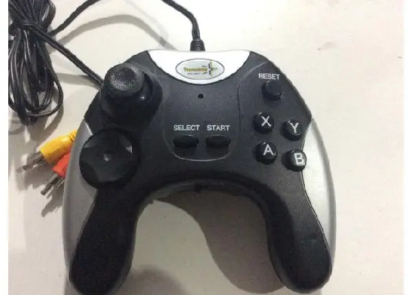 Controle com jogos na memória, super Mário Nintendo