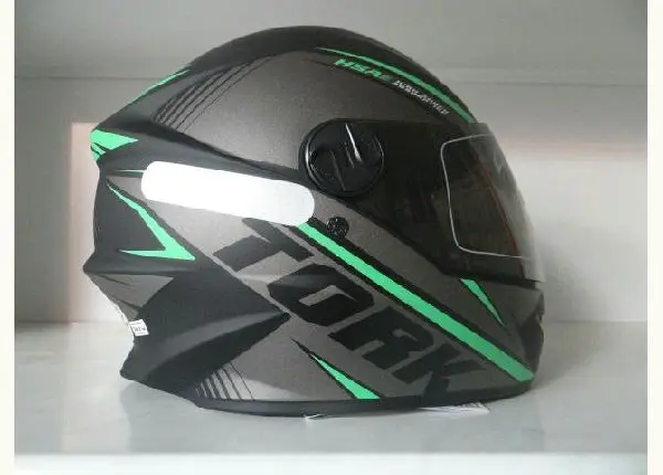 COM 2 VISEIRAS (CRISTAL, COLORIDA)!!! a vista Capacete pro tork R8, com viseira de brinde