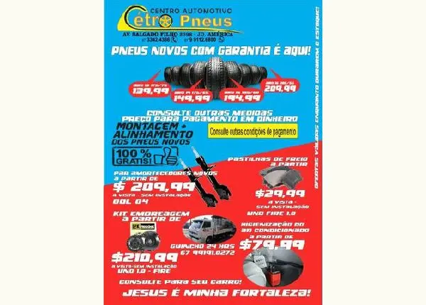 Pneus Novos Com Garantia é Aqui!!!!!!