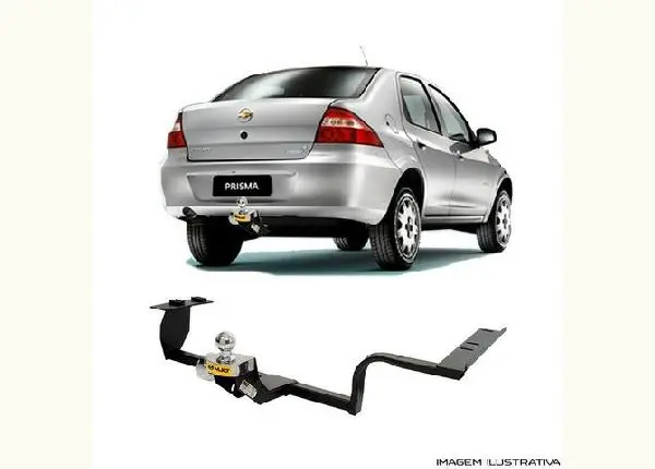 Engate reboque chevrolet prisma 2001 a 2012