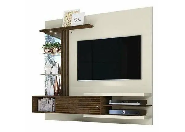Painel Bancada Suspensa Para Tv 55 Polegadas Frizz Madetec