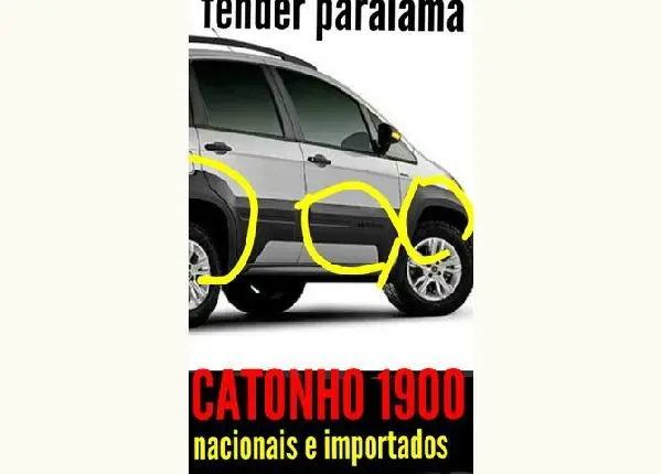 Fender paralama fiat ideia adventure