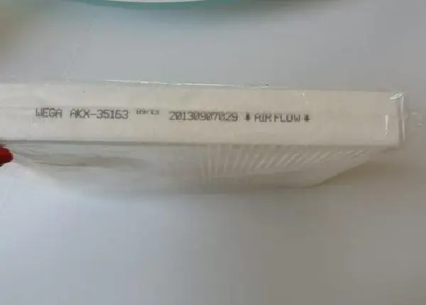Vendo filtro de ar weka akx 35163
