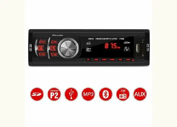 Mp3 Player Automotivo Shutt Montana 1 Din 3.5 Polegadas Bluetooth