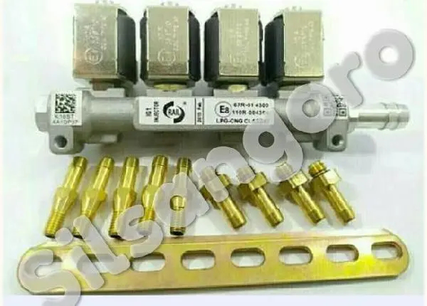 Rail Flauta Valtek Gnv 5º Geração Landirenzo Lovato Sgv Tomasetto