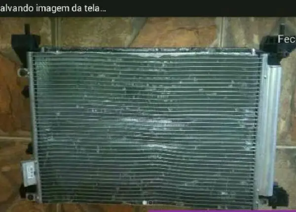 Kit radiador condensador ventoinha