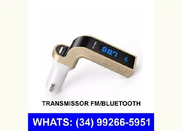Entrega Grátis * Transmissor FM Bluetooth Som de Carro * Chame no Whats
