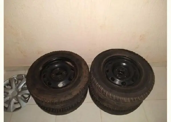 Roda 13 4x100 com pneu